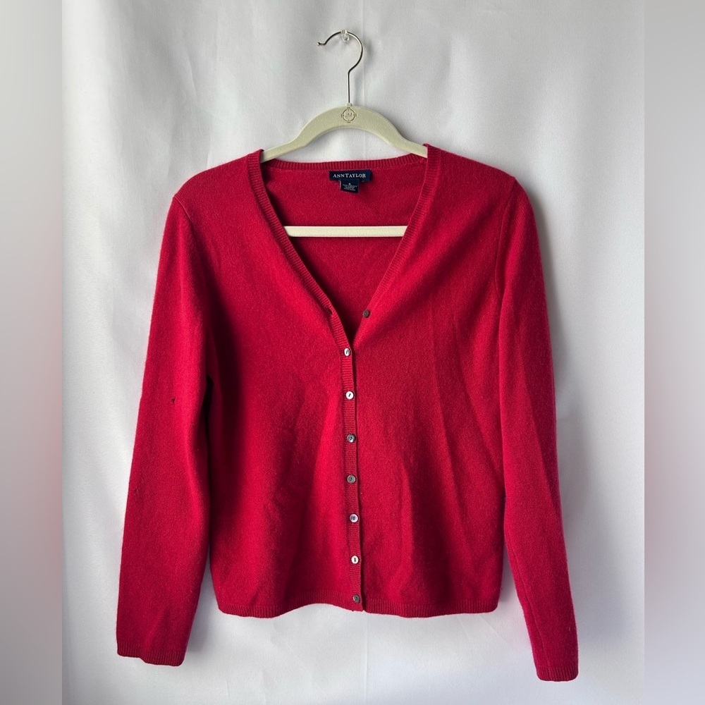 Ann Taylor Cashmere sweater/Cardigan - Picture 4 of 7